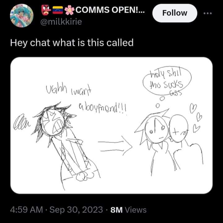 milkkirie's tweet photo. Like if you were her for this Twitter arc ( help) https://t.co/1SomKs4MoO
