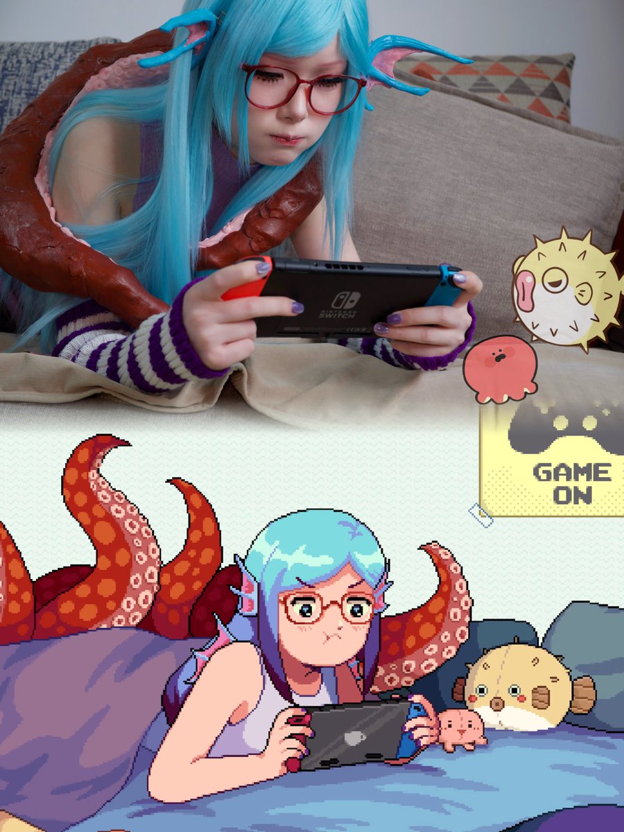 mushroom_hxy's tweet image. Aqua at SLO in Wuhan! 🐙☕️@coffeetalk_game 

I made the fins and octopus tentacles myself. Apologies for the missing back fin! These tentacles take up more space than I expected lol.

This game has been a wonderful companion every night.✨🌃

#coffeetalk #cosplay #gamercosplay