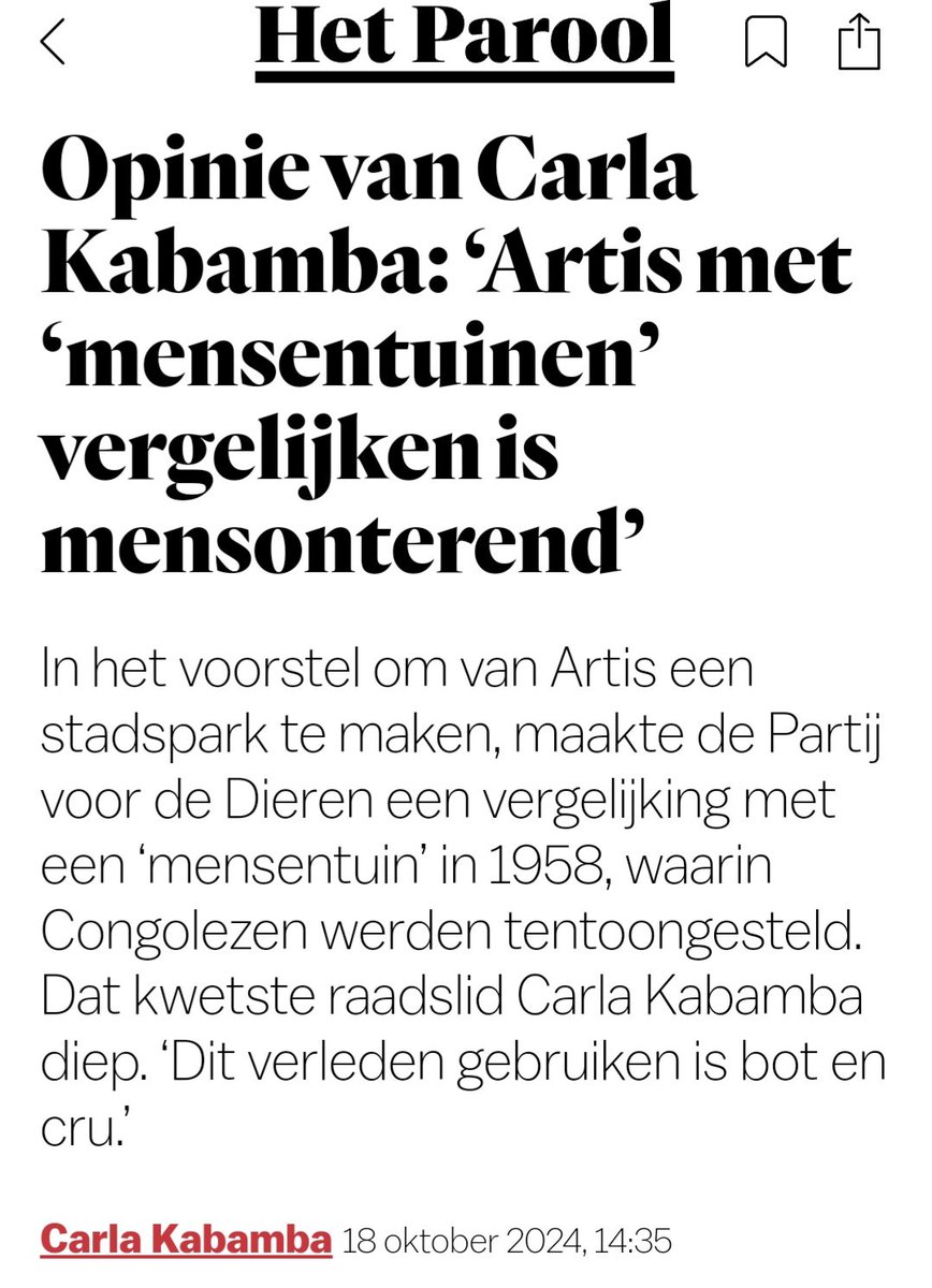 Met betrekking tot het mensentuinen debacle, heb ik in <a href="/parool/">Het Parool</a>  mijn mening erover gedeeld: parool.nl/columns-opinie…