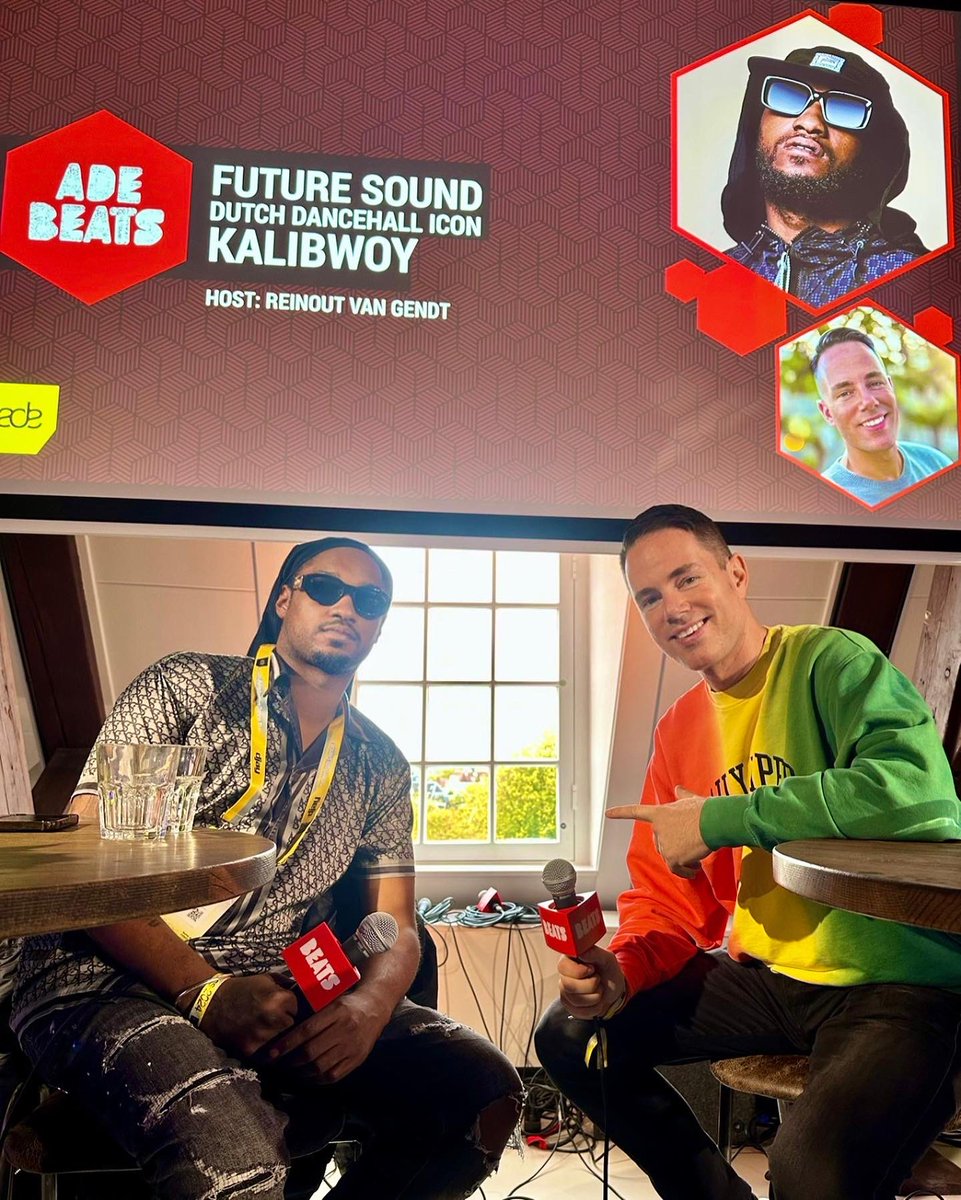 Thanks Kalibwoy &amp; <a href="/BeatsNL_/">Beats.NL</a> <a href="/ADE_NL/">AmsterdamDanceEvent</a> 🎤

#ADE #ADEBeats #conference