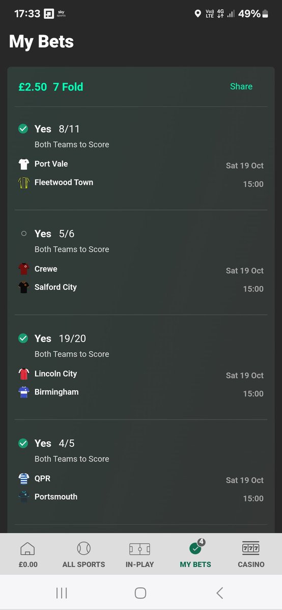 paulhardy17's tweet photo. @Andyford1875 @bet365help Same here Crewe vs Salford finished 1-1 https://t.co/o9cwhmRMDr