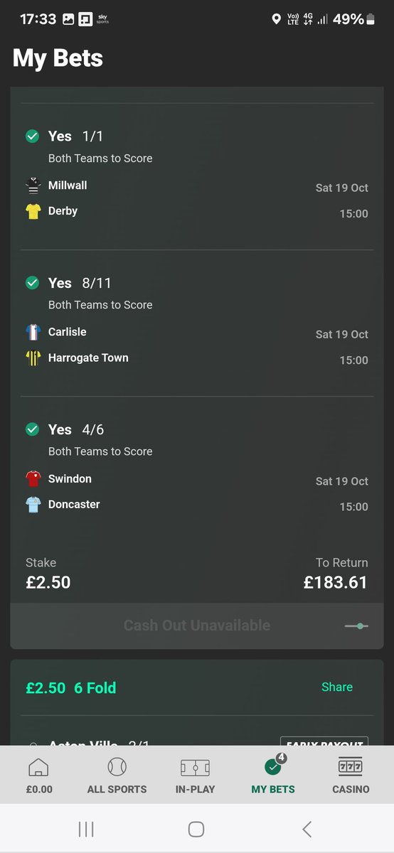 paulhardy17's tweet photo. @Andyford1875 @bet365help Same here Crewe vs Salford finished 1-1 https://t.co/o9cwhmRMDr