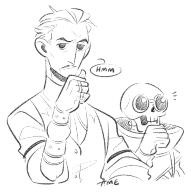 He's mimicking again. #DragonAge #EmmrichVolkarin 