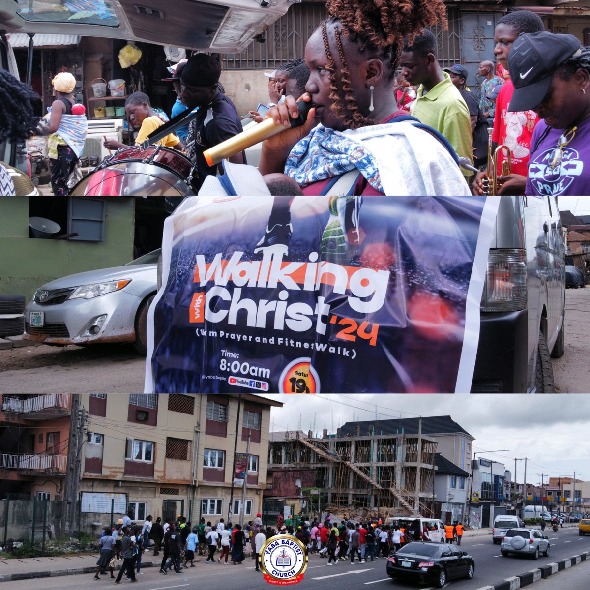 yababaptist's tweet photo. Step by step, hand in hand with Jesus every day!
Walking with Christ is where faith meets footsteps. With each step, we draw closer to His love.
#YabaBaptistChurch #WalkingWithChrist #PrayerWalk #FaithJourney #BaptistFamily #NigerianBaptistConvention #HallelujahChallenge2024 https://t.co/ZqNCAIjJ30