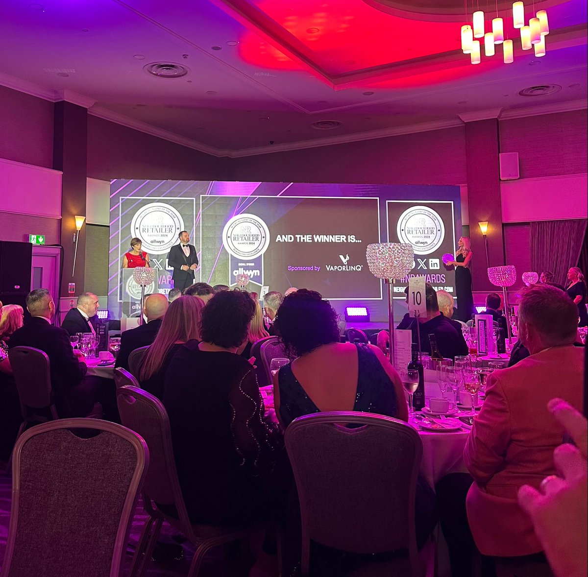 Delighted to sponsor a category at the <a href="/niretailer/">Northern Irelands Neighbourhood Retailer</a> Awards last night. Well done to Morans, winners of Forecourt of the year! 
As the No.1 all island vape supplier, this was the perfect collaboration for us.   Contact us today to join as a partner on our exclusive reatiler app.