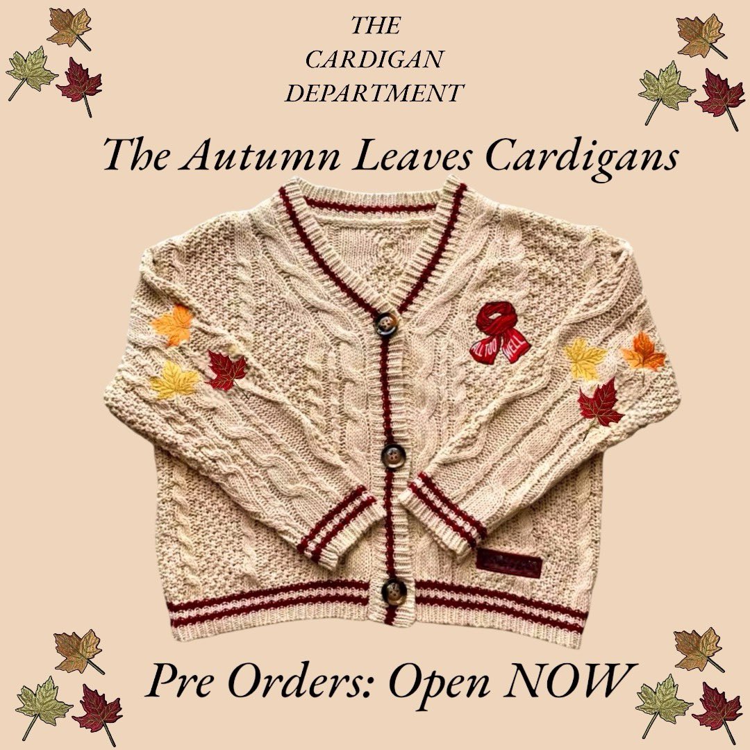 TCD_INT's tweet photo. If this tweet gets 50 retweets we will host another giveaway and this time for the Autumn Leaves Oak Cardigan:

https://t.co/i9KWIw3eAb

#ErasTourMiami #MiamiErasTour https://t.co/jiaNGrk5Yr