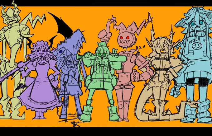 古のオリキャラ達 