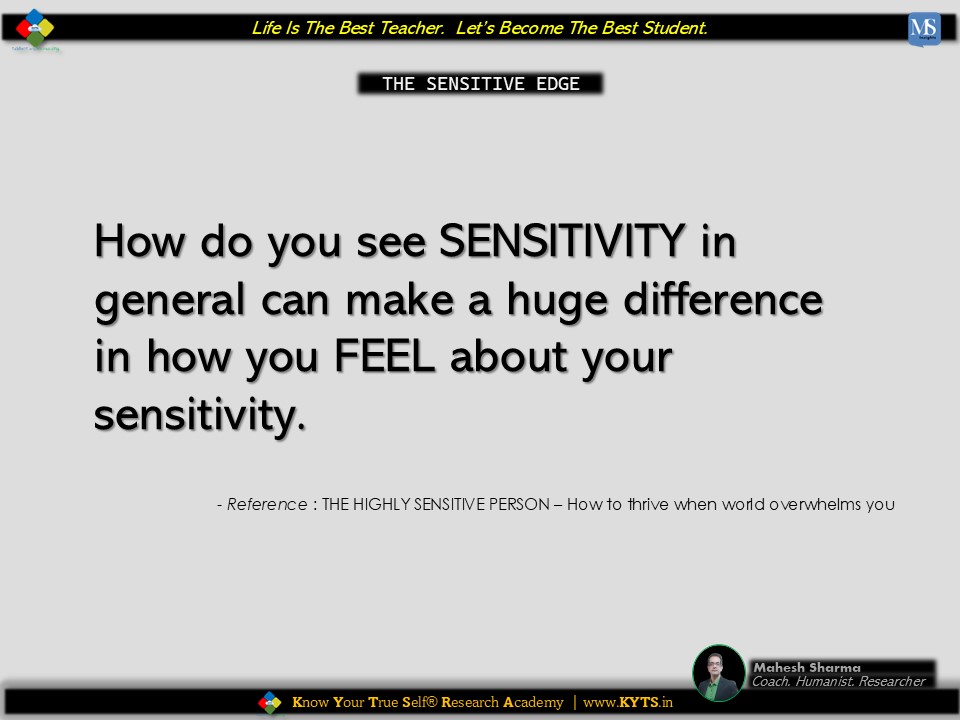 How we perceive sensitivity can profoundly impact how we feel about it. I've personally experienced how sensitivity and introversion are often viewed in the corporate world, dominated by fast decision-makers, talkers, and quick action-takers.

#SensitivityMatters #Leadership