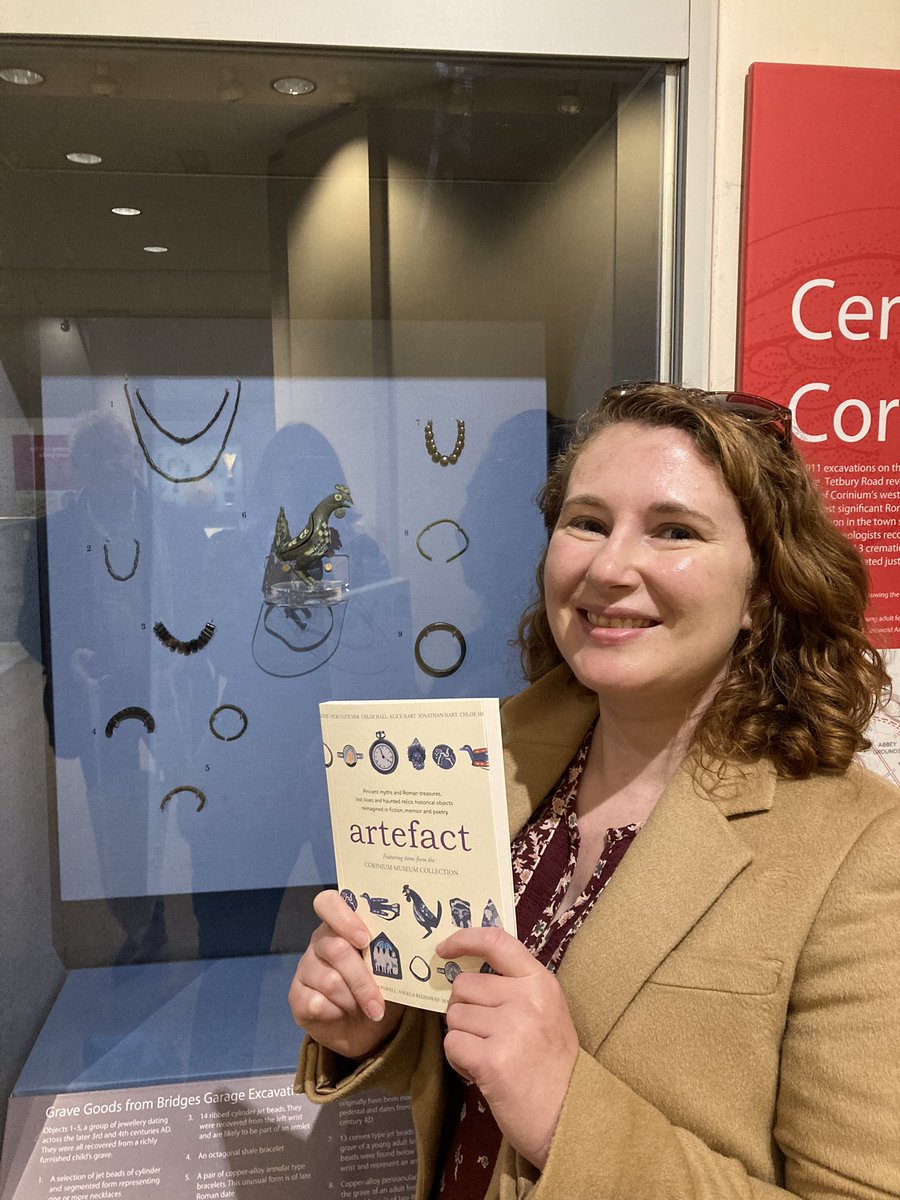 Chloe Headdon (@chloeheaddon) on Twitter photo Delighted my story ‘Herald’ is in the lovely Artefact anthology from <a href="/CrumpsBarn/">Crumps Barn Studio</a>, released this Tuesday! Got a first look at the book today 🤩 and paid a visit to the Roman cockerel figurine on which my story is based in <a href="/CoriniumMuseum/">Corinium Museum</a> 🐓
Preorder links below! 👇 Delighted my story ‘Herald’ is in the lovely Artefact anthology from <a href="/CrumpsBarn/">Crumps Barn Studio</a>, released this Tuesday! Got a first look at the book today 🤩 and paid a visit to the Roman cockerel figurine on which my story is based in <a href="/CoriniumMuseum/">Corinium Museum</a> 🐓
Preorder links below! 👇