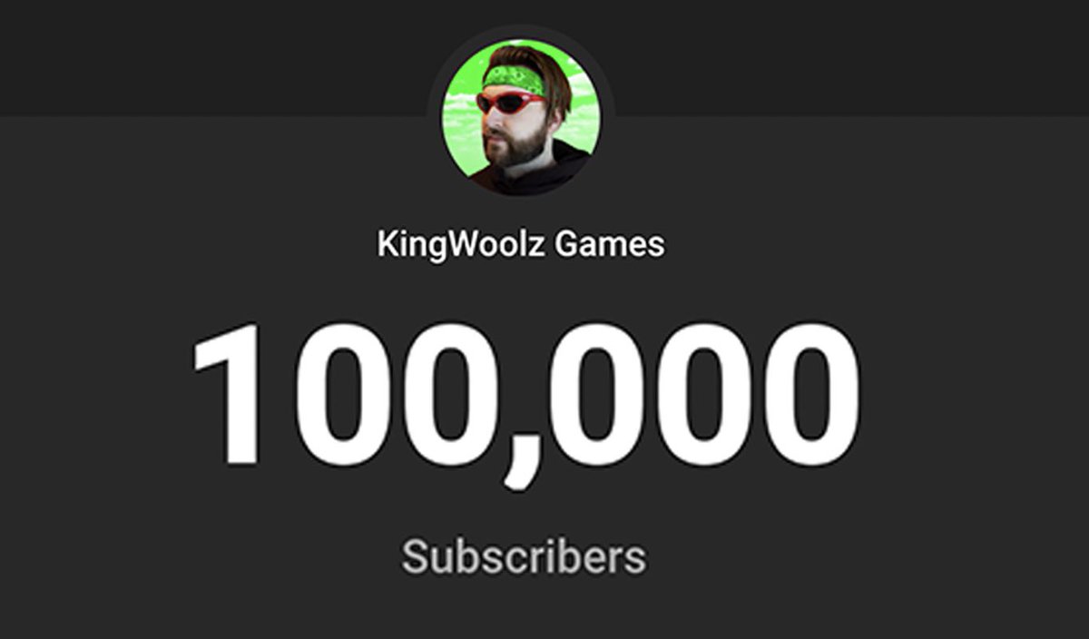 100k on my gaming channel. 

Thank you all so much 🖤🥳