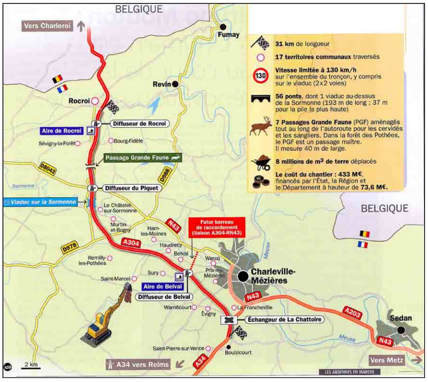 HW_Tra's tweet photo. Cela devait être pour la liaison entre l'autoroute #A304 et la future ancienne route nationale #N43 pour contourner Charleville-Mézières mais cela n'a jamais été fait vu qu'on est dans un pays sans ambition, sans volonté et sans argent, hormis cet ouvrage qui a été anticipé https://t.co/ZkxV4KMfoJ