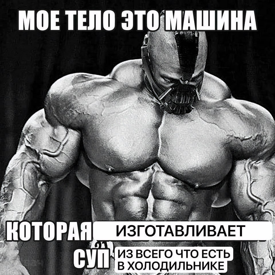 RussianMemesLtd's tweet image. My body is a machine 
that makes soup out of everything in the fridge