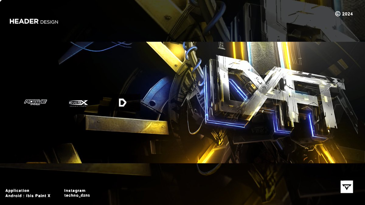 3D header For @_daftgaming 
Dm For yours ✨