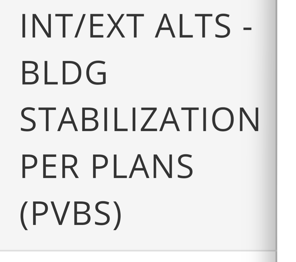 It looks like "PVBS" on a building permit description means it was a part of this program. Something to check for and look into if you're considering buying.
