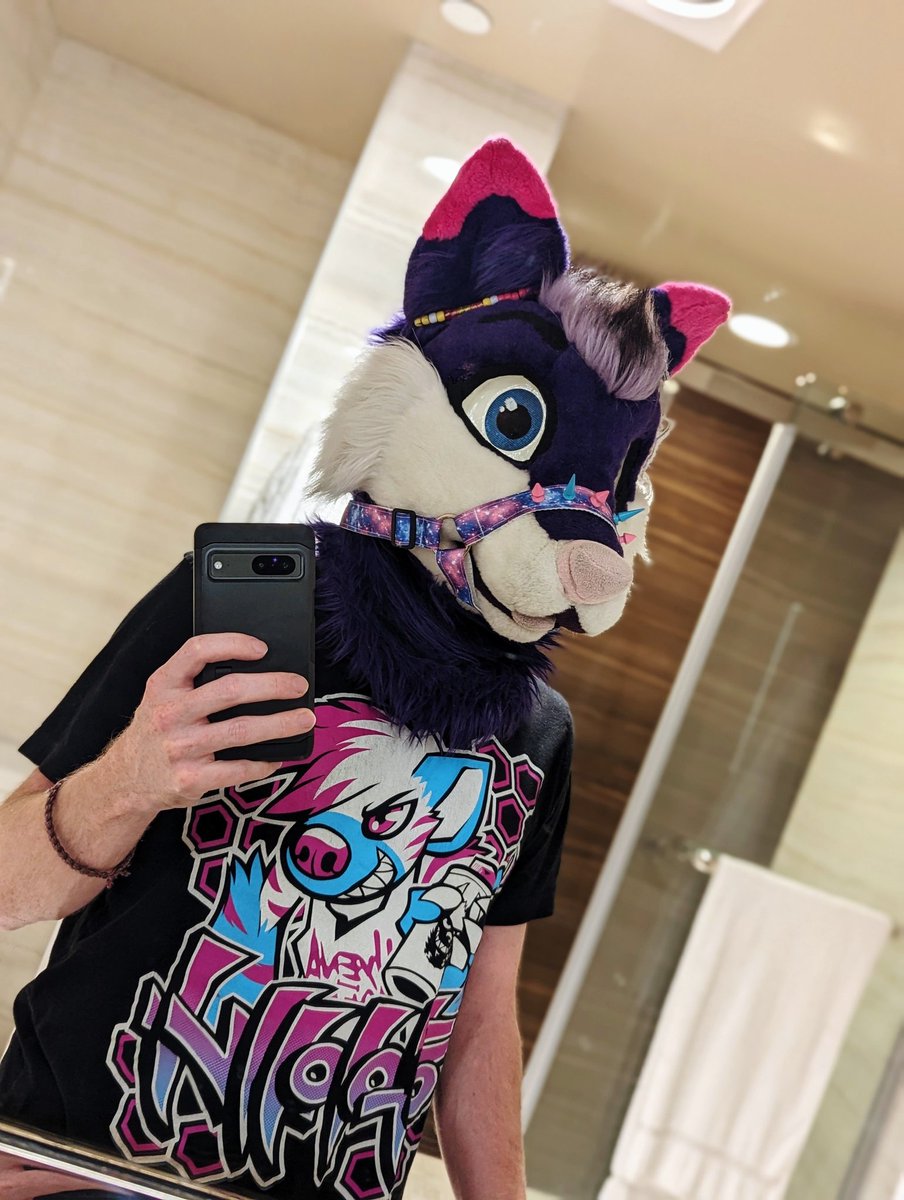 I got a new collarr muzzlee 💅🥰