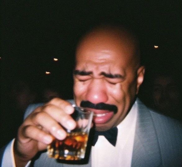 tatbaee's tweet photo. when the bottle drink u instead https://t.co/CnbocYR2CO