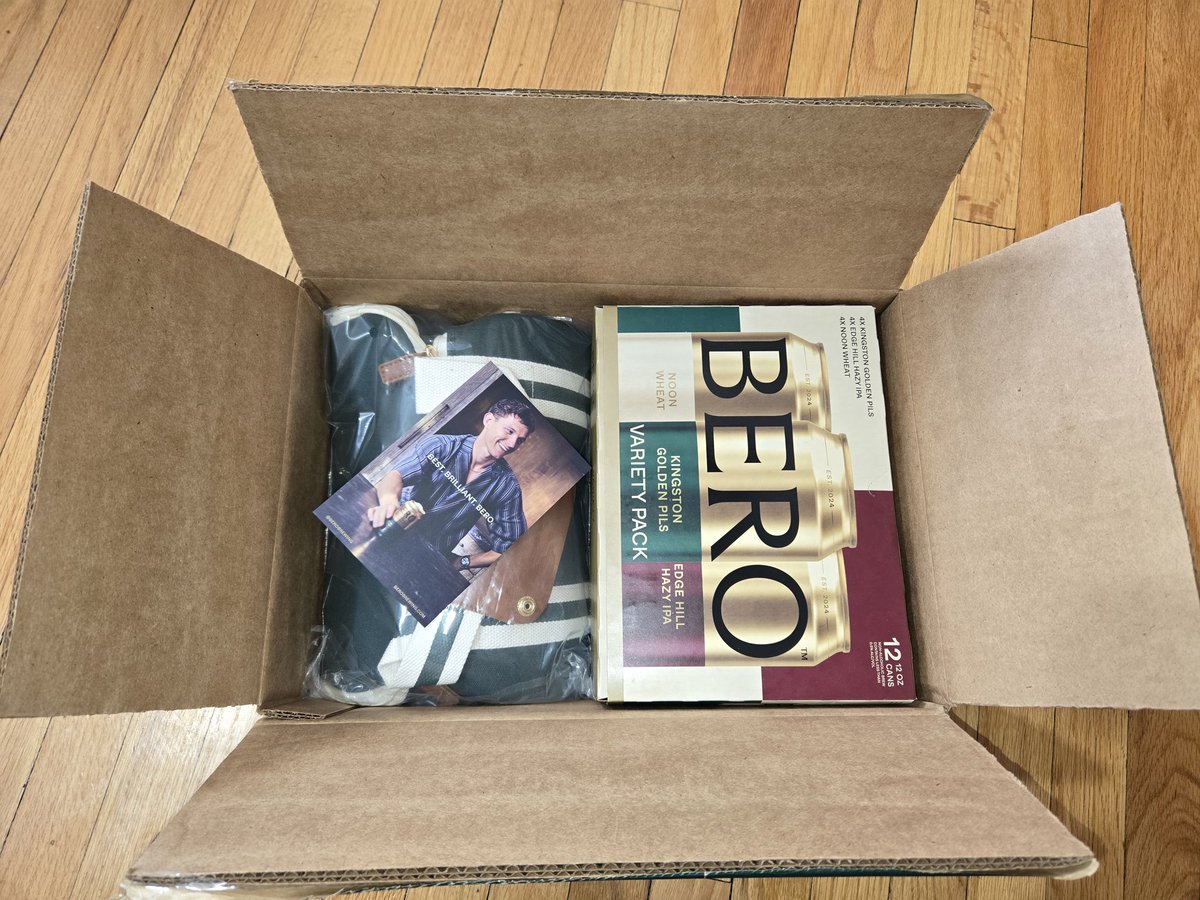 beaslma's tweet photo. Look what arrived today... just in time for CFB thanks @berobrewing !!! Can't wait to try it!!! #BeroBrewing #Bero https://t.co/9PDPTVpdV6