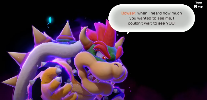 BowserNate's tweet photo. When Imposter Bowser is so excited to see the REAL Bowser himself. I still think it's bizzare seeing Imposter Bowser interact with myself.

"I always enjoy seeing another version of myself but shouldn't you give me coins and stars instead of take mine from me? Kamek is so Fired!" https://t.co/Gpuogk2hQS