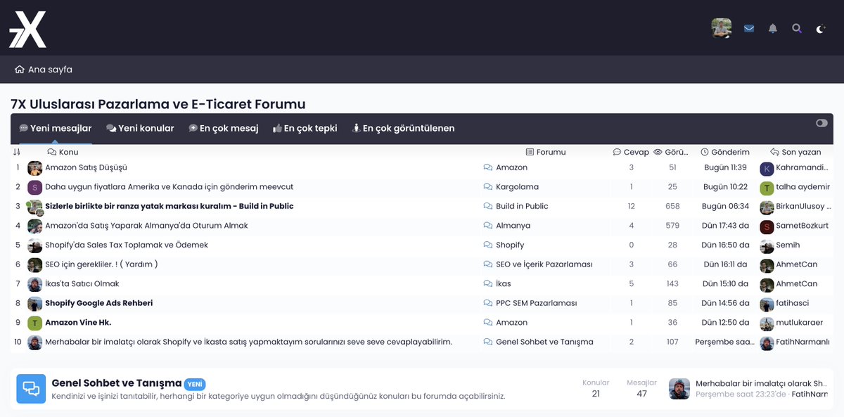 Bu hafta sonu kendinize bir iyilik yapın, @7xTurkiye'deki 250+ E-ticaretçi arasına katılın. 

Geleceğiniz için, Türk E-ticaret ekosisteminin bir parçası olmak için profilinizi oluşturun, kendinizi tanıtın.

Katılmak için yorumlara 7X yazabilirsiniz.

*DM'niz açık değilse, siz