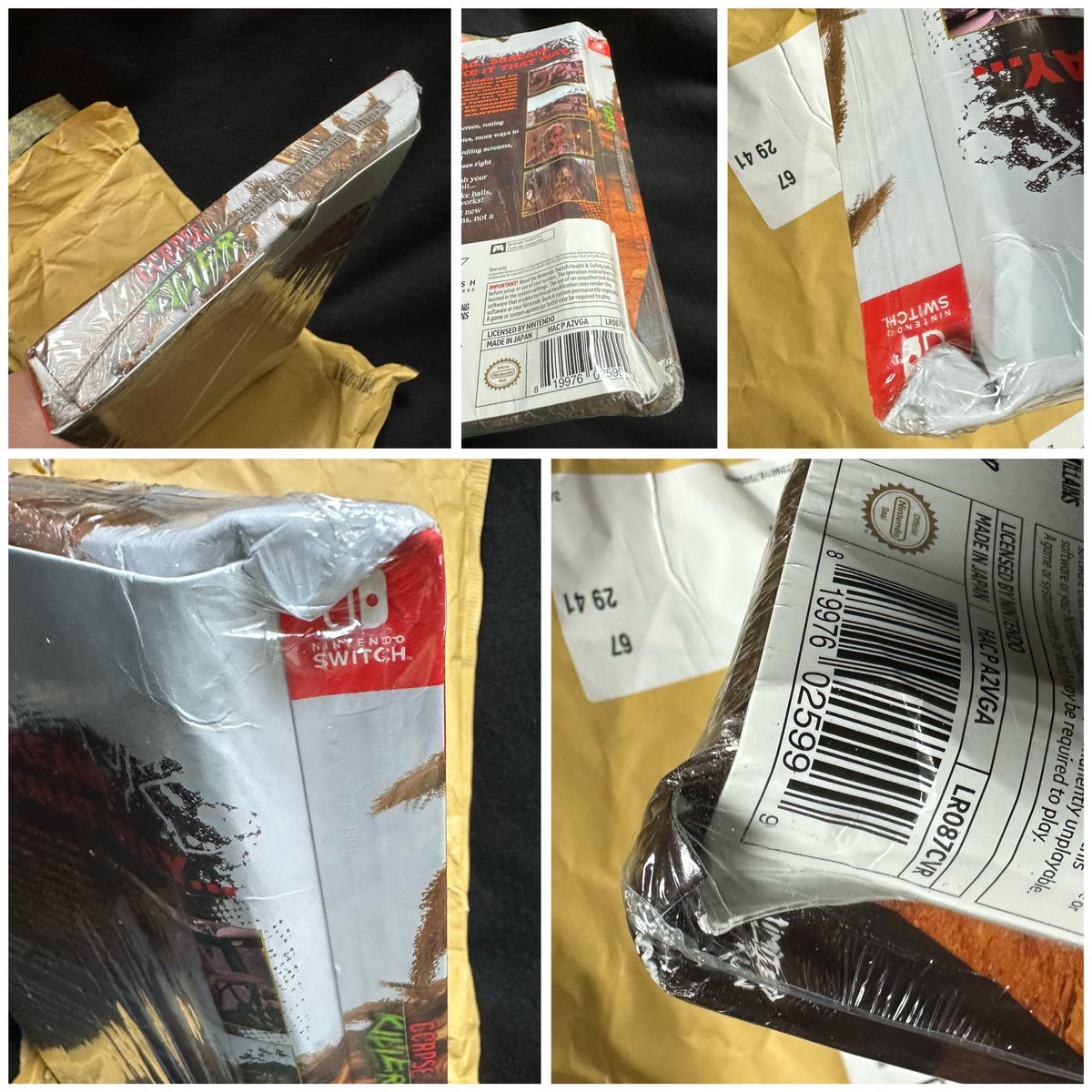 JoachimHesse's tweet photo. Boah, ich bin RICHTIG angefressen. Auf den #Ebay-Verkäufer, der die versiegelte, limitierte Papphülle des Switch-Spiels in einer dünnen Tüte versendet hat und auf den #Hermes-Boten, der es geschafft hat, den Umschlag ohne zu klingeln mit Gewalt in den Briefkasten zu pressen. 🤬😤 https://t.co/3pCeTmZg5p
