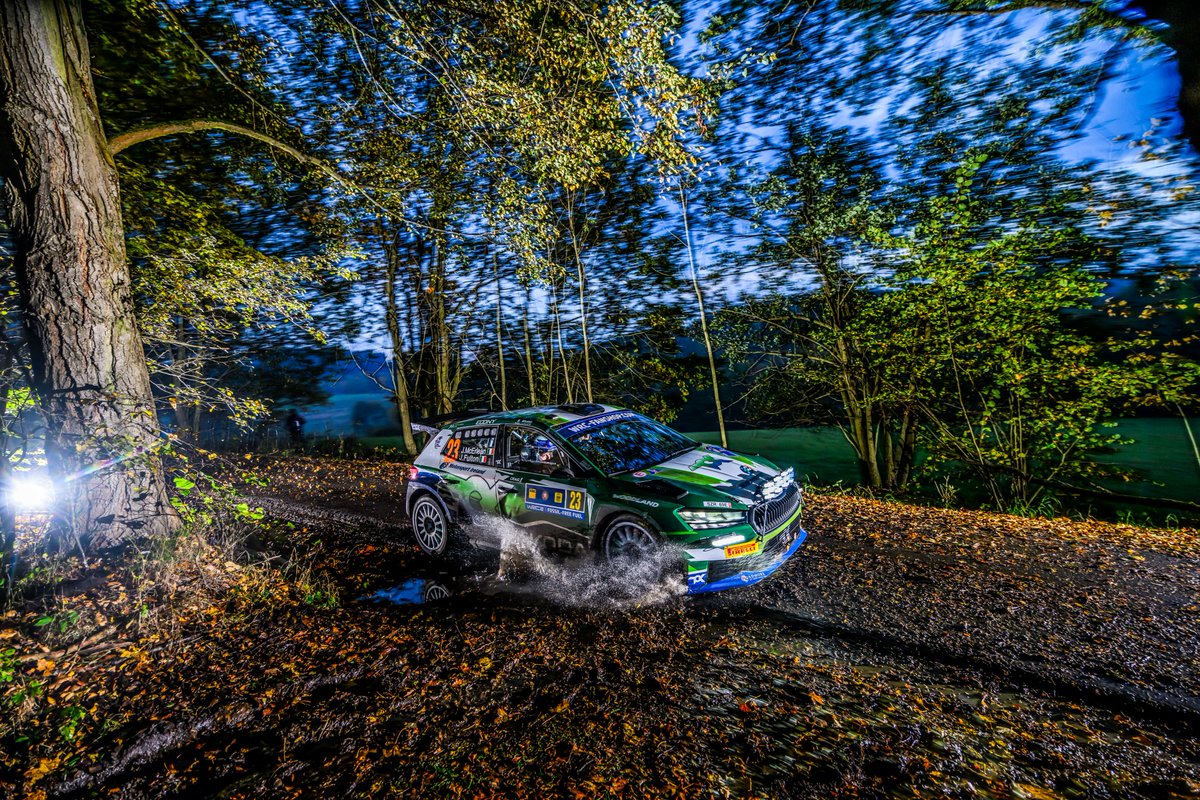 Austrian and German tarmac under us today 🛞💨 <a href="/oliversolberg/">oliversolberg</a> is P2 in the Rally2 category with <a href="/JoshMcErlean5/">Josh McErlean</a>  and <a href="/GreensmithGus/">Gus Greensmith</a> fighting for the Top5 at <a href="/cerwrc/">Central European Rally</a>