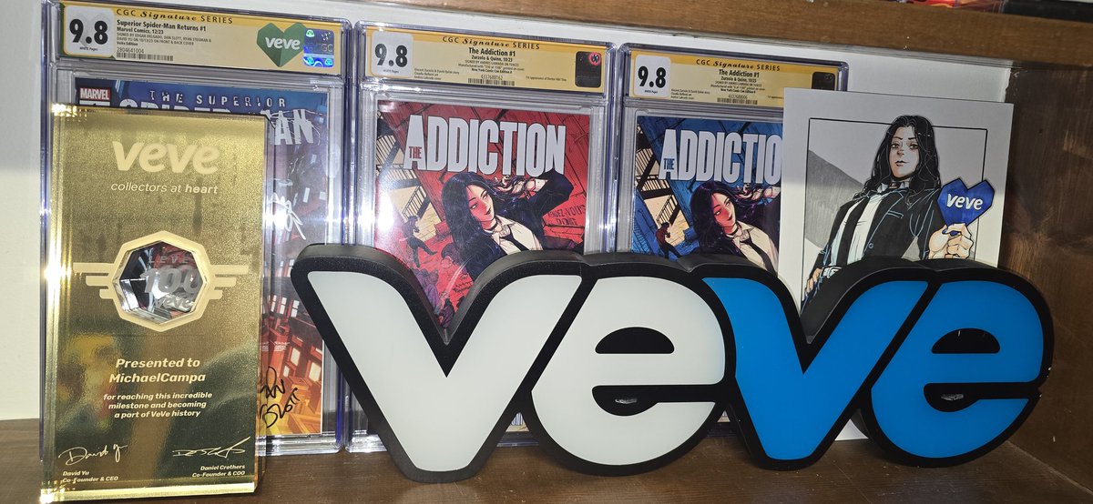 I couldn’t be more thrilled with my VeVe trophy! The competition was tough, but worth it. As always, the best part of VeVe is its amazing community. It was great seeing everyone—until next time!