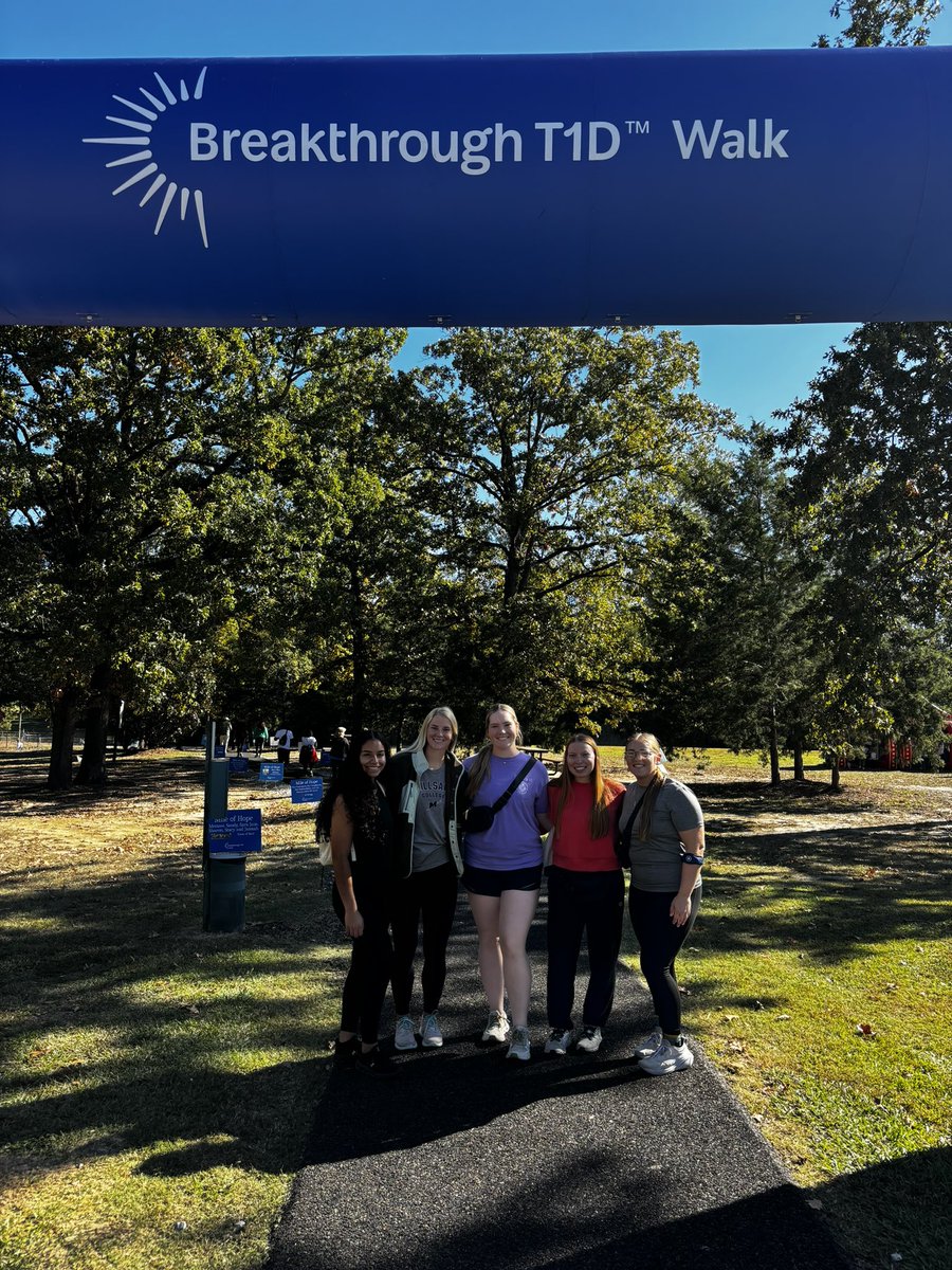 SapsSoftball's tweet photo. Today, some of our girls took on a 3-mile walk to support the fight against Type 1 Diabetes 💙💪. Proud to be part of a team that shows up for a great cause, supporting those in the community who face this daily challenge. https://t.co/yyLYk53UzX