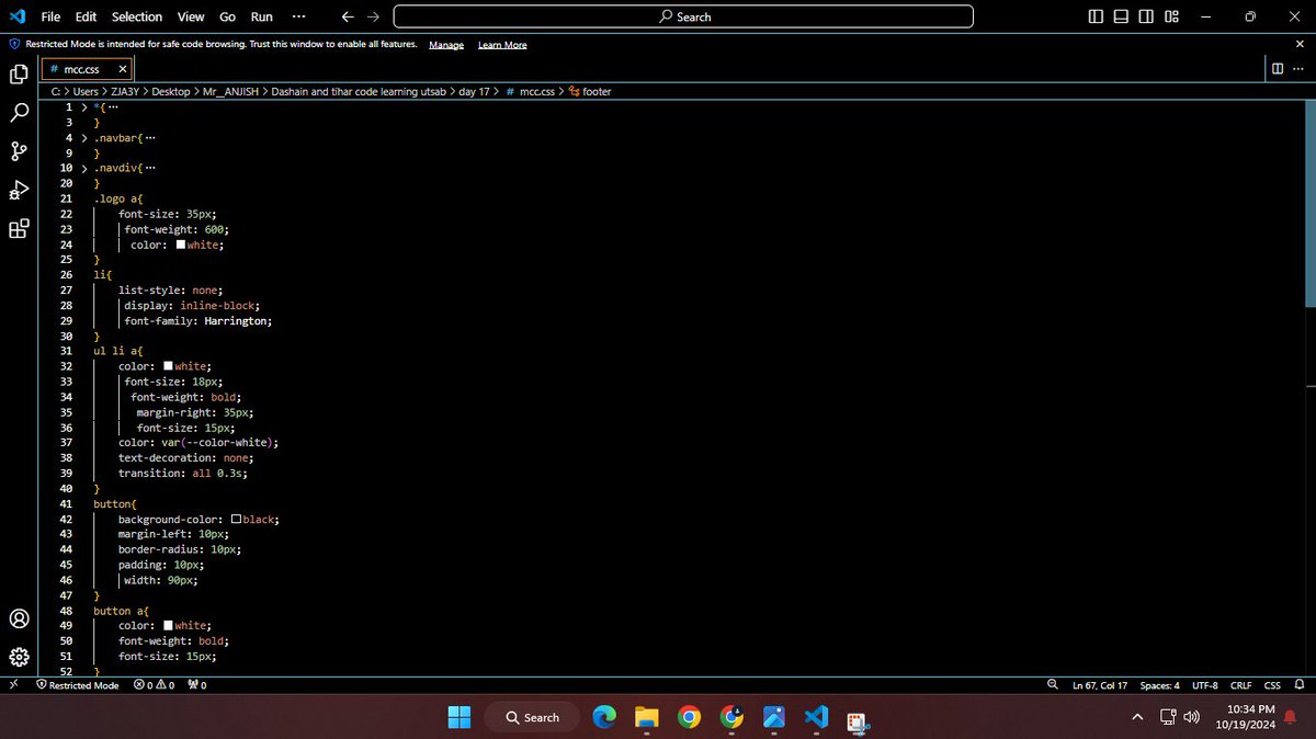 Anjish357410's tweet photo. #LUD17 of learning web development with #LearningutsavToday . Make this Dashain-Tihar #FestivalOfLearning with @learning_utsav #LearningUtsav #day17oflearning https://t.co/728KQzmxjG