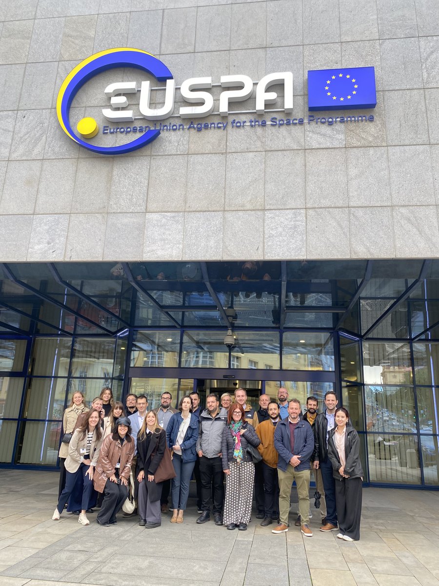 sannicolas_p's tweet photo. Last week, the review meeting of the @BUILDSPACE_EU took place in Prague at @EU4Space. Here, from  @heat_UPM, we presented the progress made in SE2 Digital Twin Enrichment &amp; SE4 Urban Heat Analysis and Resilience 🛰️ 

We are looking forward to share our first results very soon! https://t.co/8CwskmBPrD