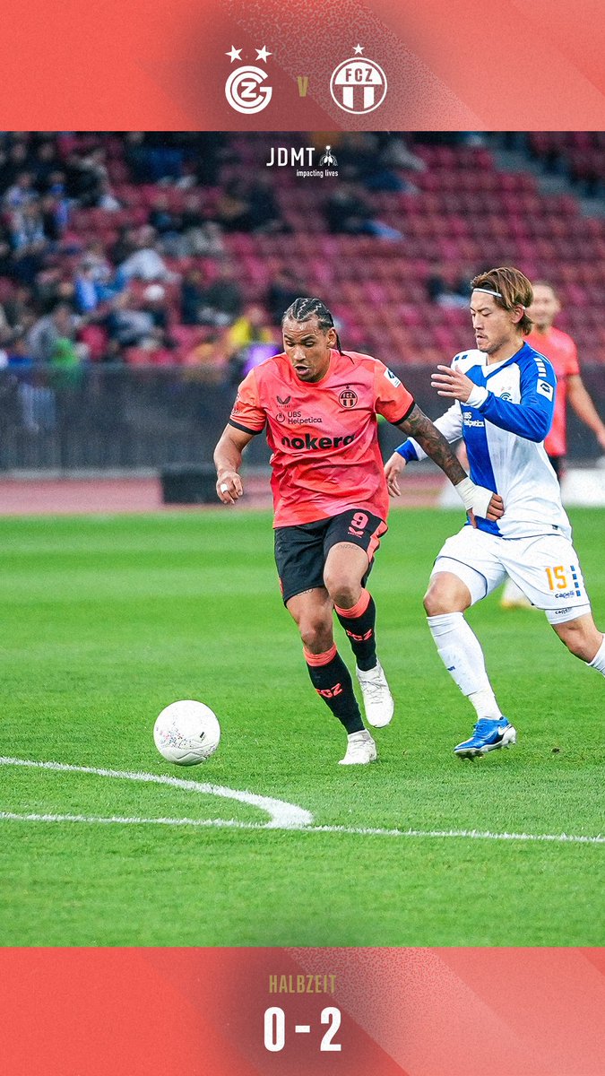 fc_zuerich's tweet photo. Halbzeit im Letzigrund. Wir führen im Derby zur Pause mit 2:0!
0:2 | #GCFCZ #fcz #NieUsenandGah https://t.co/vHLBpsaj3t
