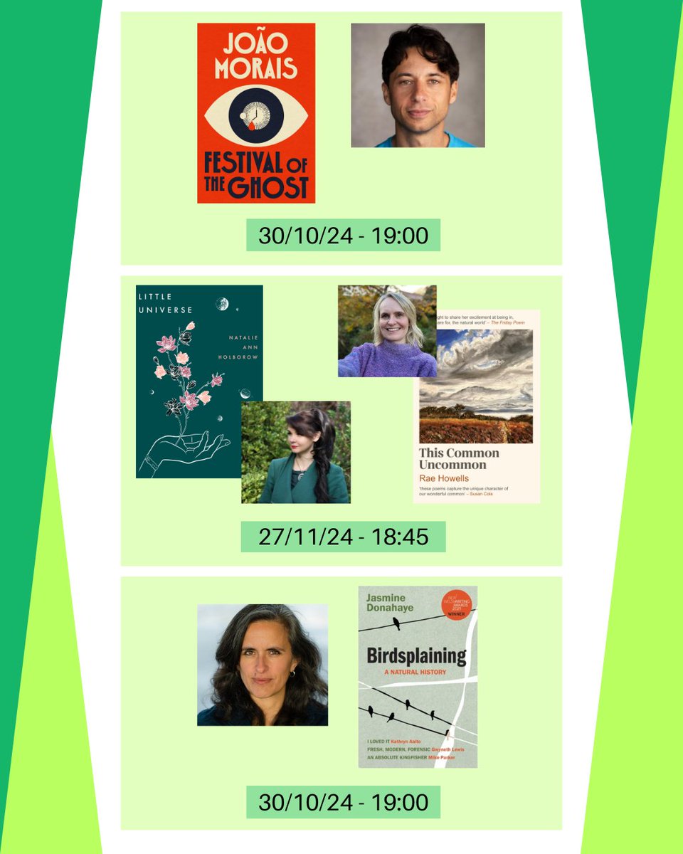 BookSpaceDiff's tweet image. Upcoming events at Book Space Cardiff in October and November!