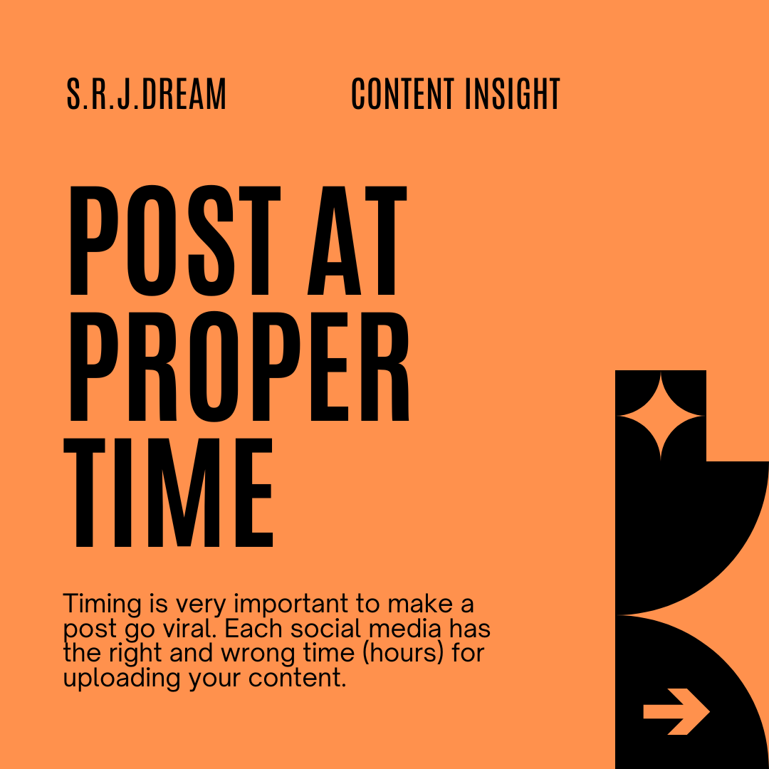 HeySheuly's tweet photo. 🕒 Timing matters!
Post your content at the right hour for maximum engagement and visibility across platforms. Follow @s.r.j_dream_digital_marketing for more content tips!
#PostTiming #ContentMarketing #SRJDream #SocialMediaTips #ViralPosts https://t.co/FXK1K5mV48