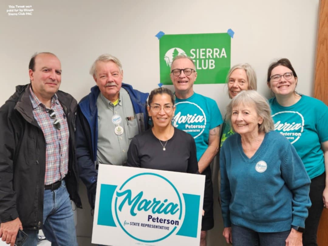 NorthwestCook's tweet photo. Here at our second Sierra Club Day of Action for Maria Peterson @Mariafor52IL! We've got great volunteers! #SierraVotes https://t.co/1YecF7Ebh2