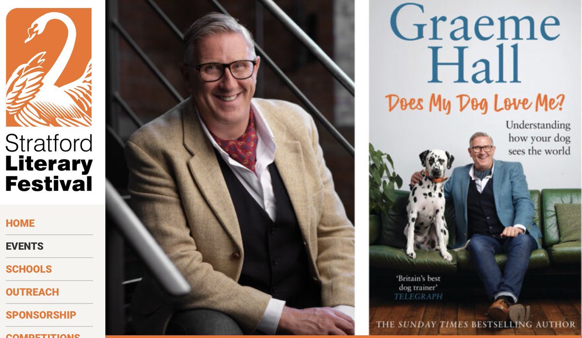 Graeme Hall (@graemedogfather) on Twitter photo The Autumn <a href="/StratLitFest/">Stratford Literary Festival</a> is back and they have a great lineup of talks planned.
I’ll be there on Saturday 26th October in conversation with Annie Ashworth.
Come and join us - get your tickets now 👇
stratfordliteraryfestival.co.uk/events/graeme-…
#literaryfestival #books #booklover The Autumn <a href="/StratLitFest/">Stratford Literary Festival</a> is back and they have a great lineup of talks planned.
I’ll be there on Saturday 26th October in conversation with Annie Ashworth.
Come and join us - get your tickets now 👇
stratfordliteraryfestival.co.uk/events/graeme-…
#literaryfestival #books #booklover