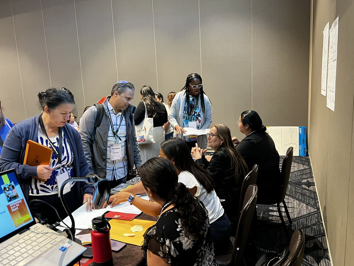 This is the best part and what <a href="/TA4BE/">TABE</a> is all about TEACHERS talking to TEACHERS about language development! #allforkids #duallanguage