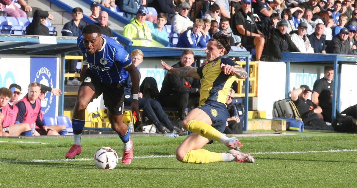 ChesterFC's tweet photo. A fantastic shift on your home debut, Dylan! ๐
#AllOfUs | #CFCSCU https://t.co/auOUTlXuRH