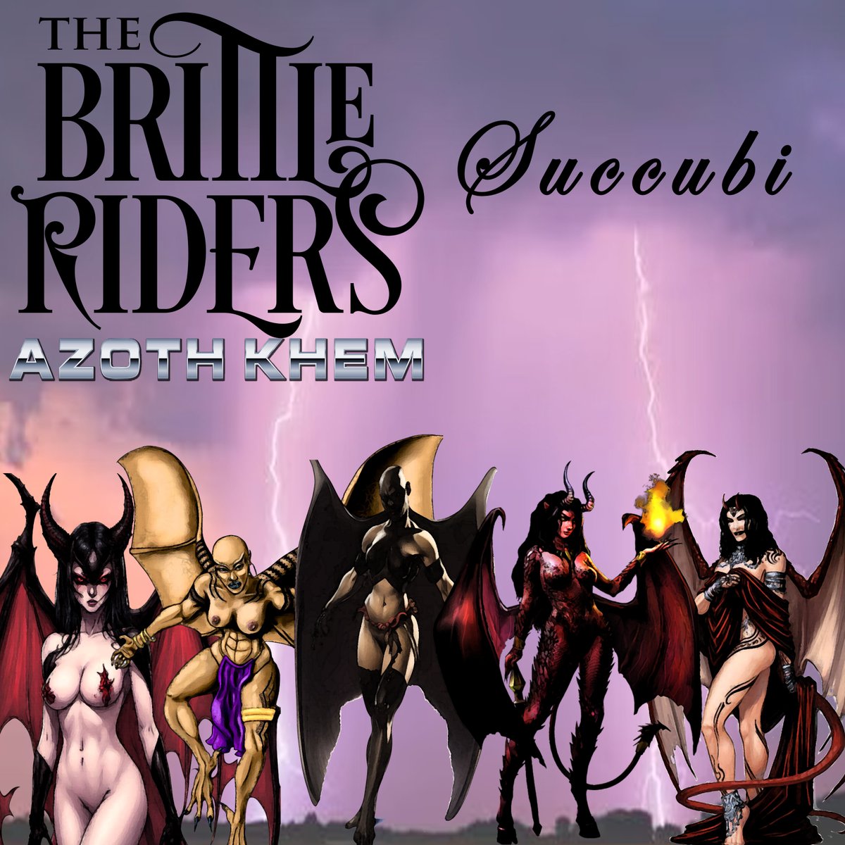 Brittle Riders' cosplay prompts. Bralets are optional. According to some young ladies who cosplayed as succubi a few years back, tequila can make you uncomfortably hot, and then those coverings must be removed.

YouTube tuts can help you make your own instead of spending stupid $