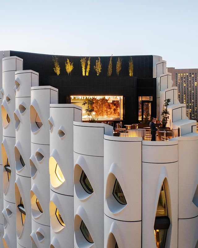 ParametricArchitecture (@parametricarch) on Twitter photo 1/3
Studio Gang (<a href="/studiogang/">Studio Gang</a>) has unveiled Populus, a 265-room hotel in downtown Denver, marking its first completed project in Colorado and the American Southwest. Inspired by the growth of Aspen trees, the hotel’s design integrates a sculptural façade textured with vertical 1/3
Studio Gang (<a href="/studiogang/">Studio Gang</a>) has unveiled Populus, a 265-room hotel in downtown Denver, marking its first completed project in Colorado and the American Southwest. Inspired by the growth of Aspen trees, the hotel’s design integrates a sculptural façade textured with vertical