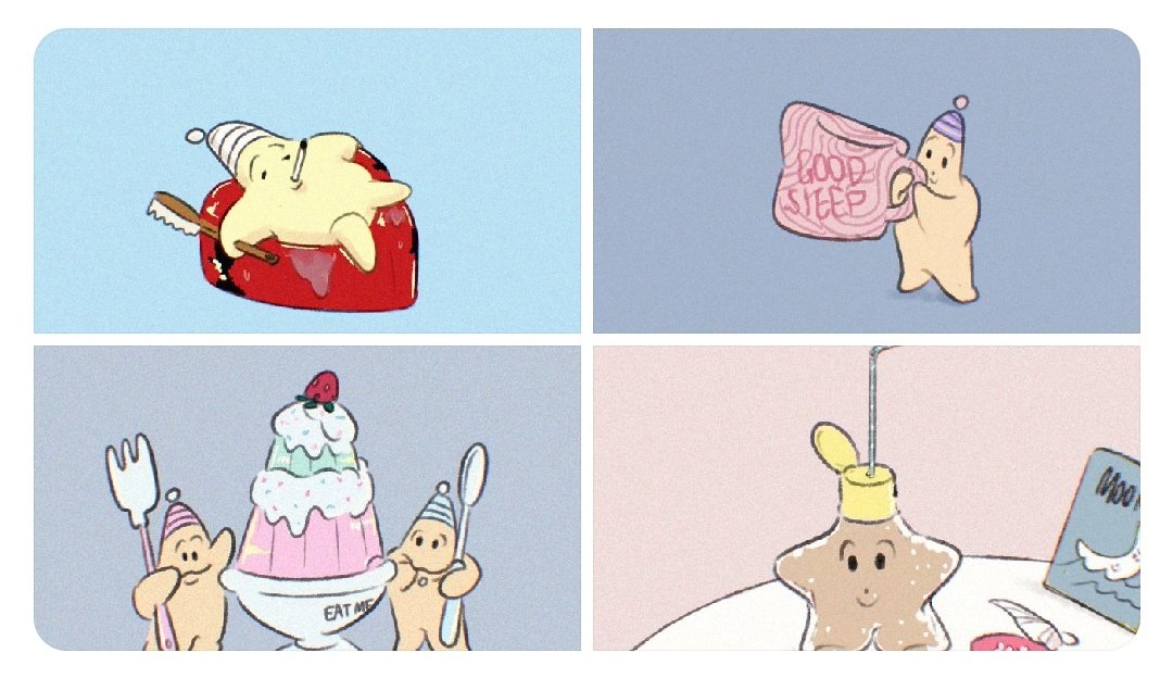 基本的にわたしのイラストは全部アナログでかいて、そのあとデジタルでかいてるよ! 