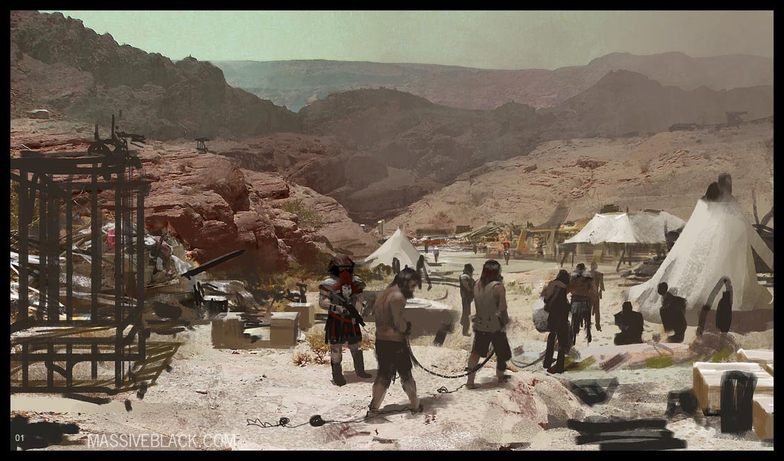 FalloutFanArt's tweet photo. Concept art from Fallout New Vegas 
(This game needs a remaster and add the cut content) 
#FalloutNewVegas https://t.co/ugzeCD9q8N