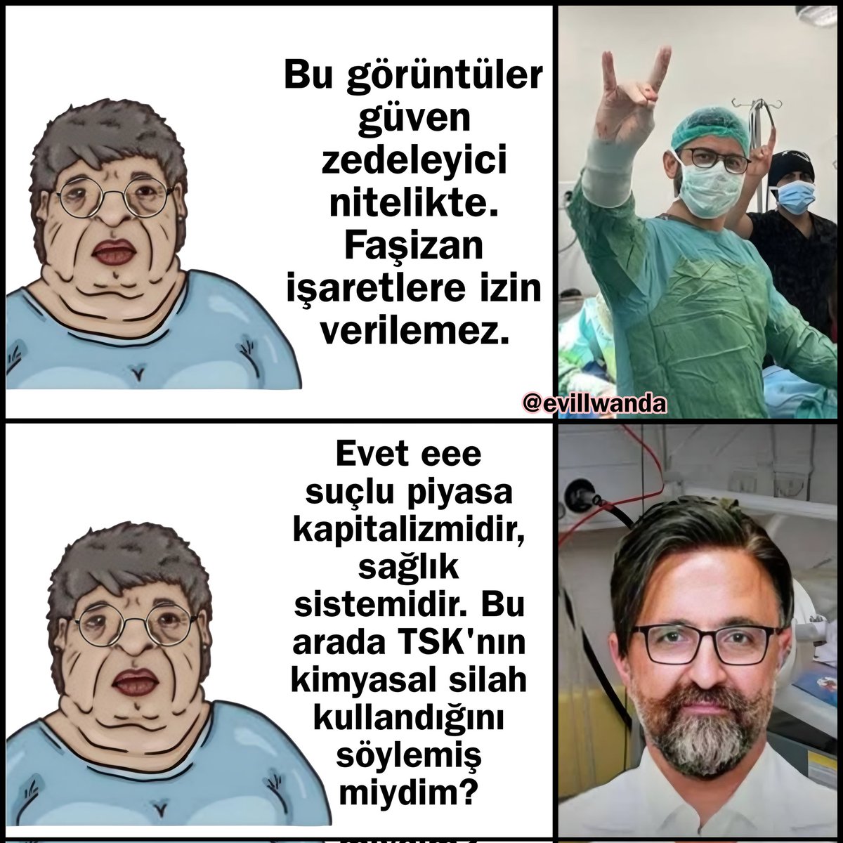 Bozkurt yapan doktorlara demediğini bırakmaz ama bebeklerimizi katleden pkk'lı doktorlara toz kondurmaz.

Türk düşmanları vatandaşlıktan atılsın artık.