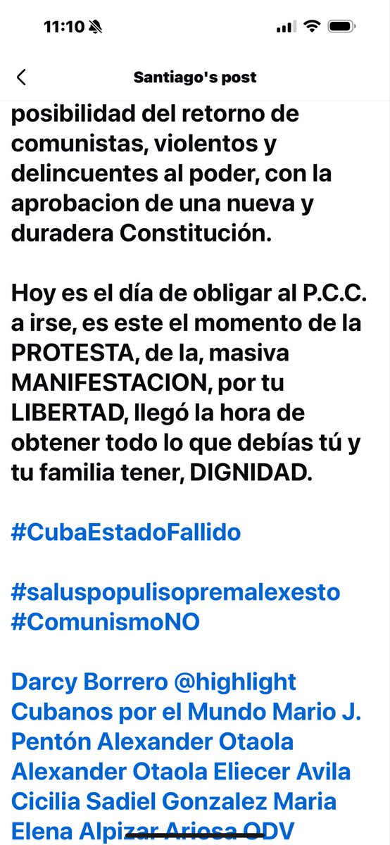 tanroleo's tweet photo. @mjorgec1994 #CubaPaLaCalle #CubaEsUnEstadoFallido #AbajoLaDictaduraCastroCanel #StopCubanGenocide #LibertadparaCubaYa https://t.co/h3lk3wm0Cq
