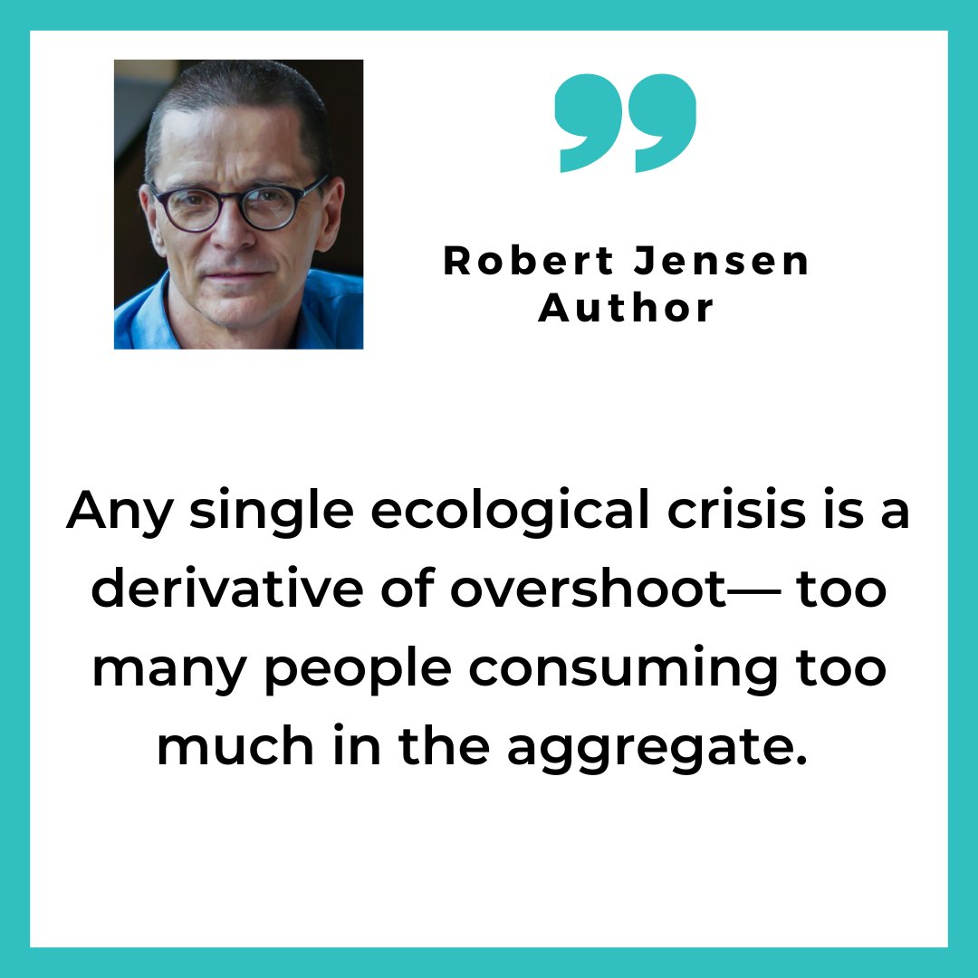 PopnBalance's tweet photo. How can we address climate change, biodiversity collapse, or pollution through technical fixes - when their driver is simply overshoot? Our friend @jensenrobertw shares insights on The Fear of Limiting People and our Things https://t.co/9Aj4ELLR0Z https://t.co/JWNuY2Ea2x