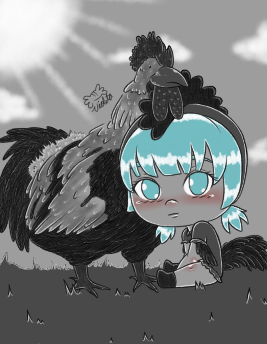 MundoChibi3's tweet photo. Día 19 del #inktober 🐓🐔

#inktober2024 #miku #hatsunemiku #vocaloid #cute #chibi #girl #dibujo #digitalart #art #ridge #cresta #gallo #rooster https://t.co/JHUsTZ2WFN