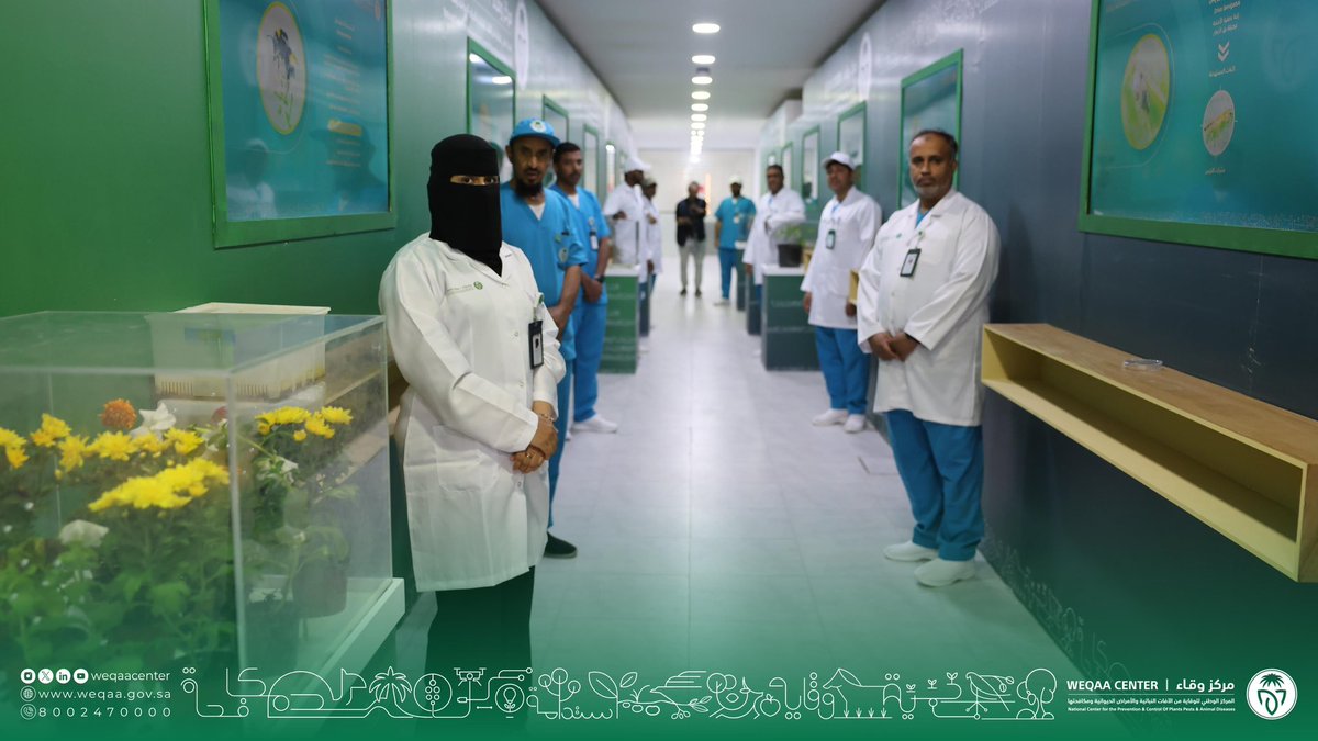 WeqaaCenter's tweet image. جانب من زيارة معالي وزير البيئة والمياه والزراعة المهندس عبدالرحمن بن عبدالمحسن الفضلي، لمركز المكافحة الحيوية وإنتاج النحل الطنَّان بمنطقة #القصيم للاطلاع على المرافق والوحدات والتوجهات المستقبلية. #وقاء #أصدقاء_الطبيعة