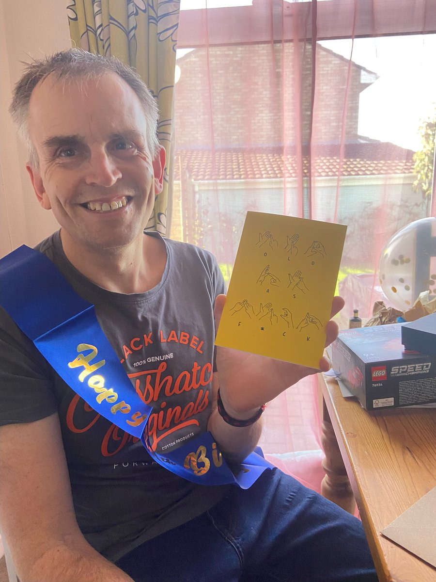 Early birthday celebrations (birthday not til Monday) in the Collard household… and Evert got to show-off his wrapping skills.