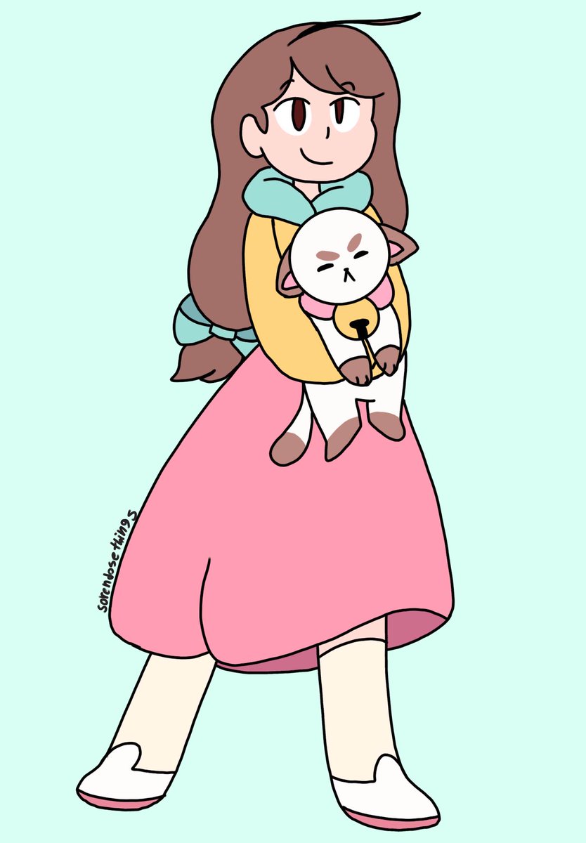 Sorendoesthing's tweet photo. Day 19! little guy! 
#fanart #art #BeeandPuppycat #beeandpuppycat #fantober2024 https://t.co/grcxpvN9Md