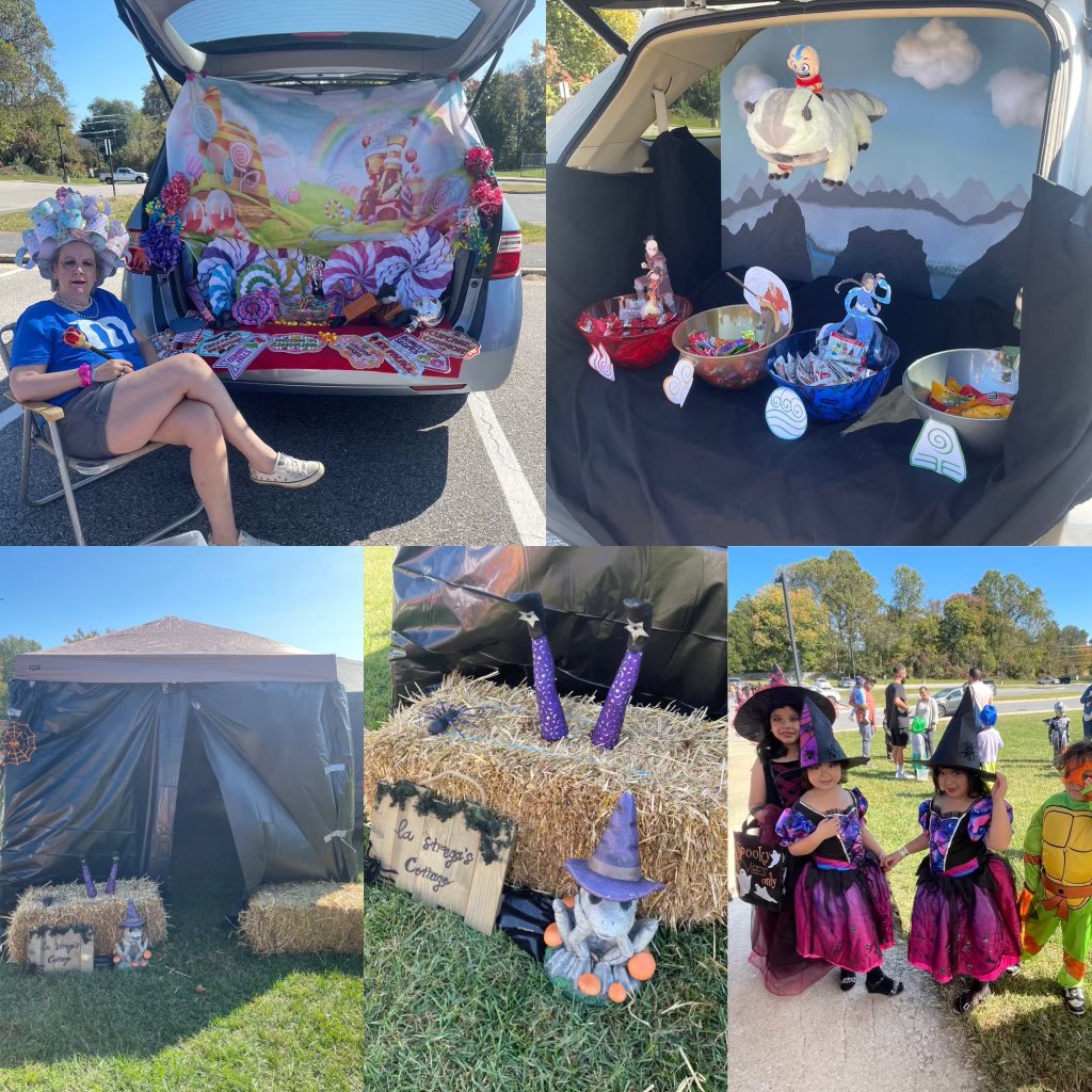 A beautiful day for HES PTA sponsored Trunk or Treat! Thank you to all those families who came out, our amazing PTA chairs/volunteers, and all our families who came out! Spectacular trunks and haunted house! 🎃