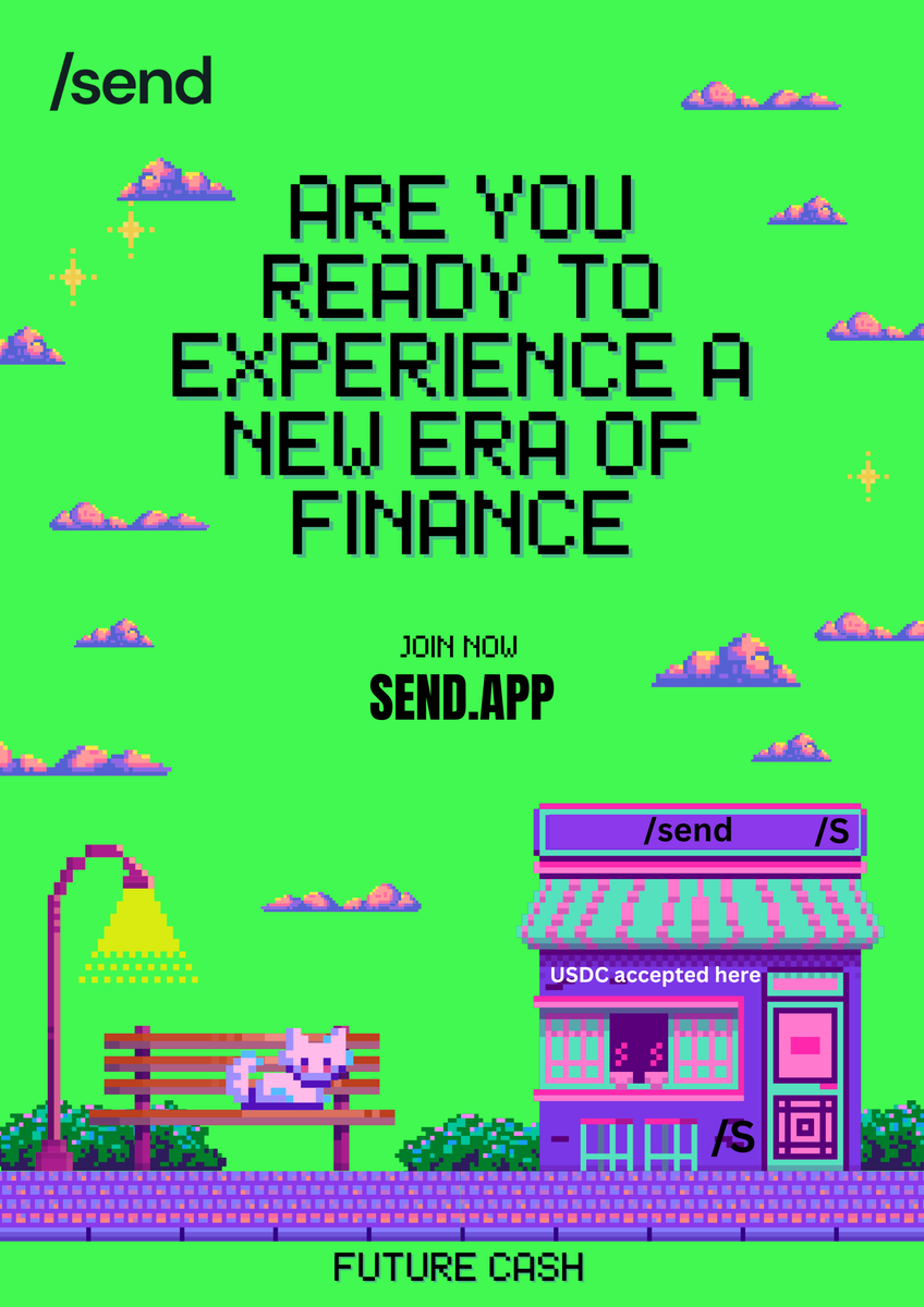 Eezra90's tweet photo. $Send is an a innovative platform revolutionizing the way users transfer USDC stablecoins. Its intuitive mobile app provides a smooth and secure experience for sending and receiving USDC.
$USDC $SEND $SPX $ETH 

/vyshnav

@ethentree @Send https://t.co/lSoIrp96kk