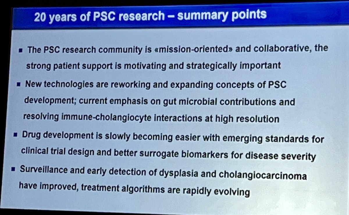 Jesus Bañales (@jesusmbanales) on Twitter photo 20 Years International Research Experience in PSC: What Have We Learn?
👉International Collaborations matters & make the difference
@ipscsg <a href="/CcaEns/">ENS-CCA</a>
👉Patient Associations play a central role @PSCPartners <a href="/PSCSupportUK/">PSC Support</a>
<a href="/tomhemmingk/">Tom Hemming Karlsen</a> at the stage, who better than him! 👏 20 Years International Research Experience in PSC: What Have We Learn?
👉International Collaborations matters & make the difference
@ipscsg <a href="/CcaEns/">ENS-CCA</a>
👉Patient Associations play a central role @PSCPartners <a href="/PSCSupportUK/">PSC Support</a>
<a href="/tomhemmingk/">Tom Hemming Karlsen</a> at the stage, who better than him! 👏
